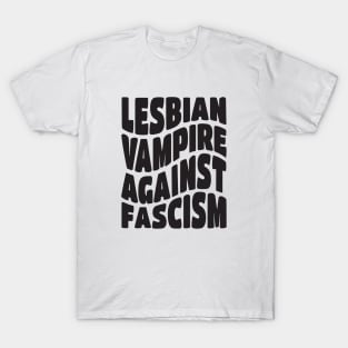 Lesbian Vampire Against Fascism T-Shirt